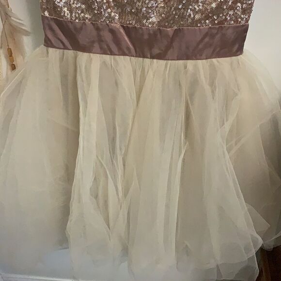 Peace love royal sequin and tulle party dress size 3 - Picture 3 of 7